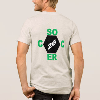 Tri-blend T-Shirt back oatmeal DESIGN  SOCCER  26 Tri-Blend Shirt