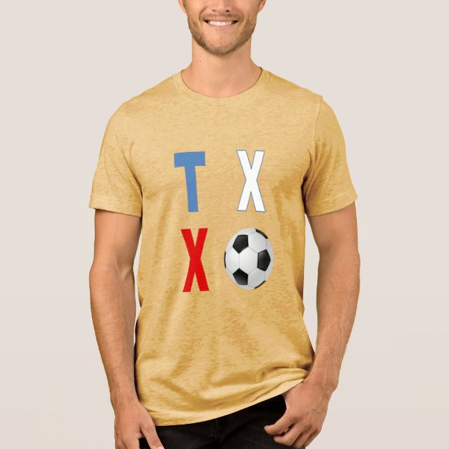 Tri-blend T-Shirt  mustard TEXAS  SPORT  Tri-Blend Shirt (Front)