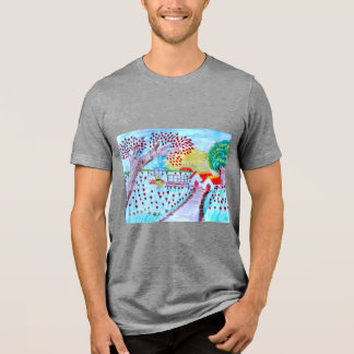 Tri-blend T-Shirt with Front Print Shirt