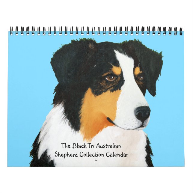 Tri calendrier australien noir de collection de (Protection)
