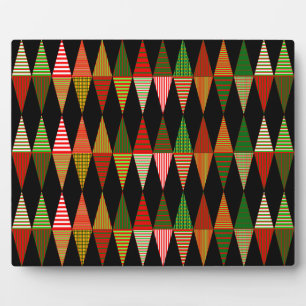 Tri Christmas Trees Plaque