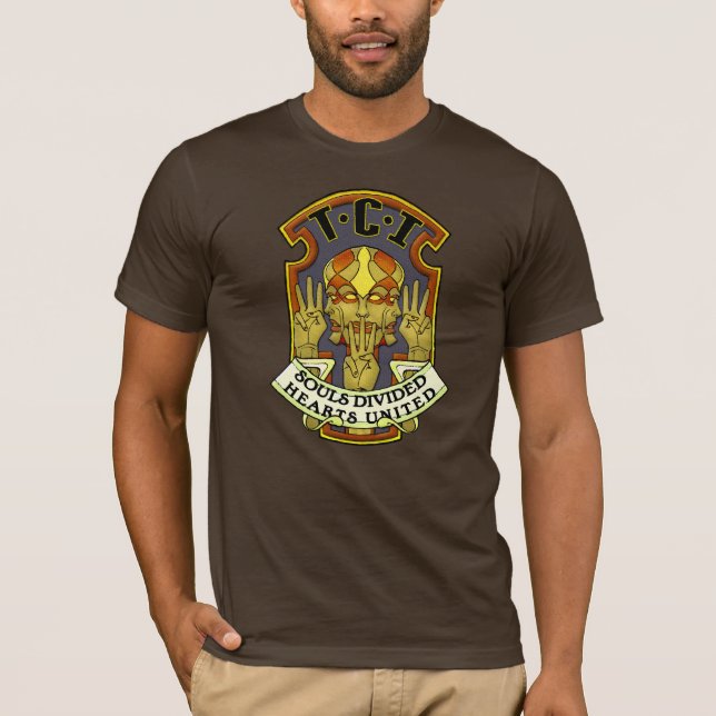Tri-Clone Invasion Badge T-shirt (Front)