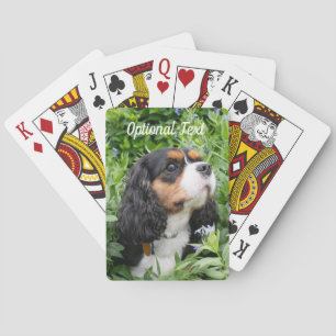 Tri Colour Cavalier King Charles Spaniel Dog Playing Cards