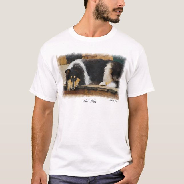 Tri-Colour Rough Collie Gifts T-Shirt (Front)