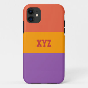 Tri-colour stripes custom cases