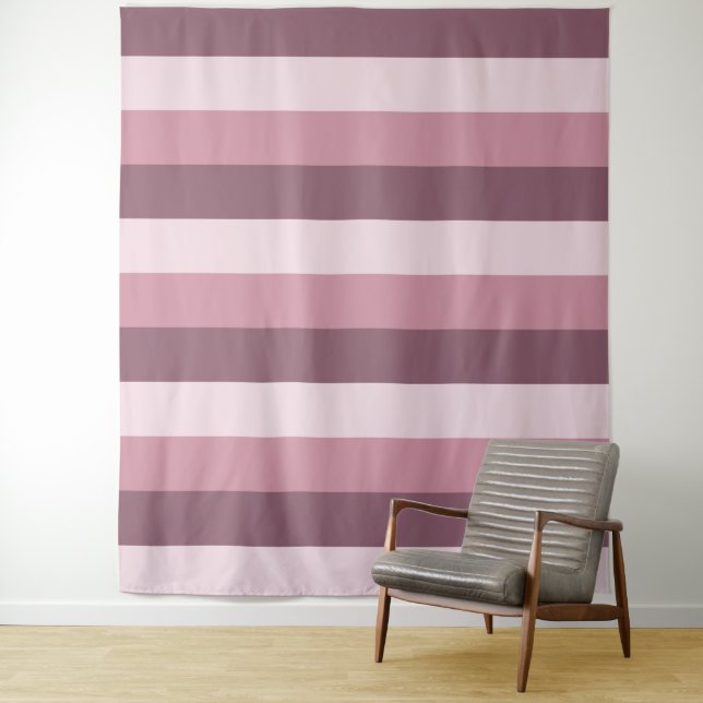 Tri-Colour Stripes pattern tapestries (In Situ)