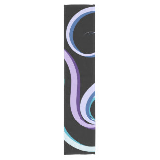 Tri-Colour Swirl Short Table Runner