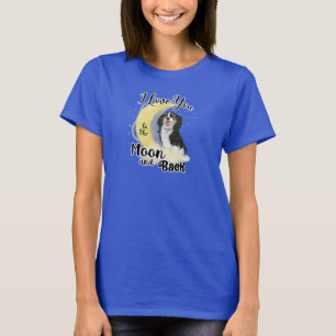 Tri-Coloured Cavalier: To the Moon and Back T-Shirt