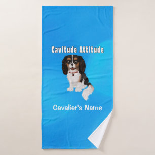 Tri Coloured Cavalier Towel Cavitude