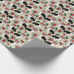 tri coloured corgi poinsettia gift wrap<br><div class="desc">"dog" "cute dog"  "wrapping paper" "christmas wrapping paper" "christmas wrap" "christmas gift wrap" "dog christmas" "christmas dogs"  "corgi" "corgi wrapping paper" "corgi christmas" "peppermint stick" "santa paws"</div>
