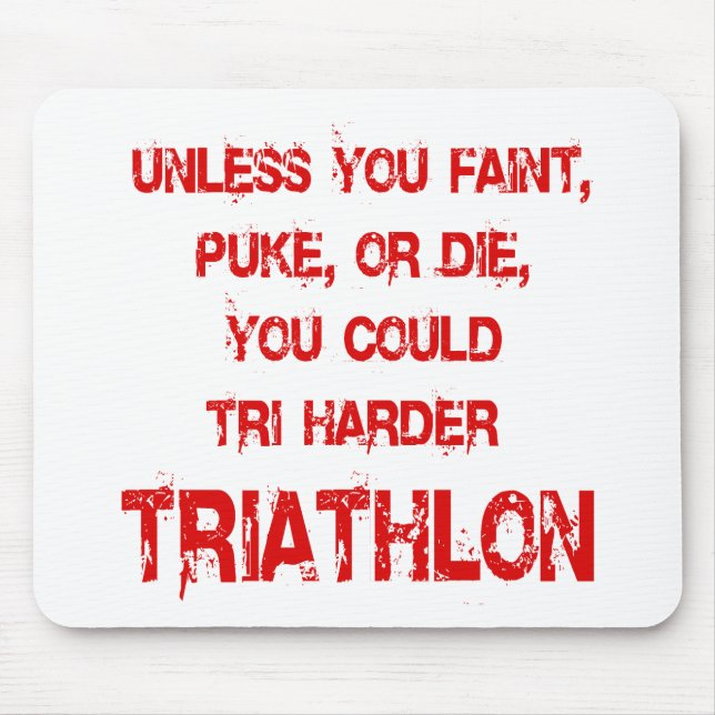 Tri Harder Mouse Pad (Front)