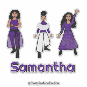 Tri- Styled Purple White Silver Dancer #2