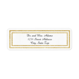 Triage de Parties scintillant Gold Chic - Étiquett