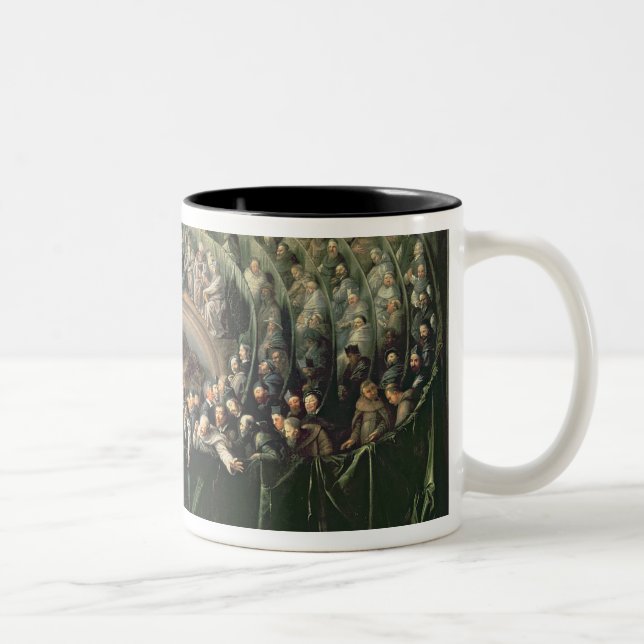 Trial of Galileo, 1633 2 Two-Tone Coffee Mug (Right)