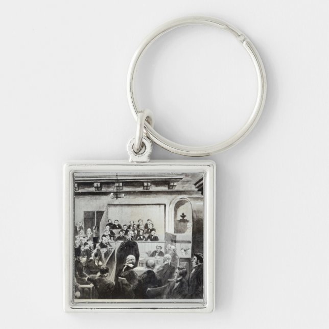 Trial of Madeleine Smith, 1857 Keychain (Front)