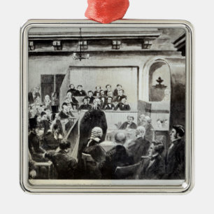 Trial of Madeleine Smith, 1857 Metal Ornament