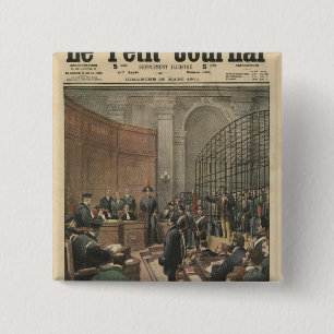 Trial of the Camorra 2 Inch Square Button