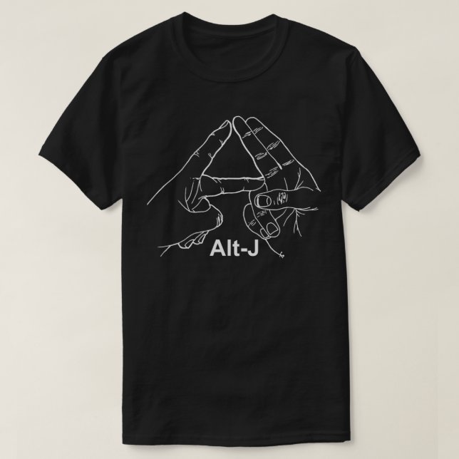 Triangel Finger ALT-J Logo T-Shirt Essentiel (Design devant)