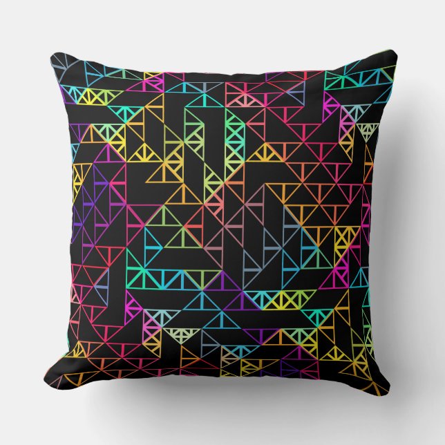 Triangle Art 1 Coussin (Recto)