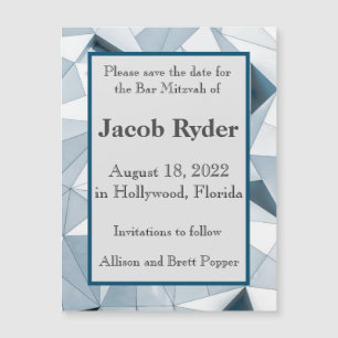 Triangle Blues Magnétique Enregistrer la carte Dat