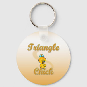 Triangle Chick Keychain