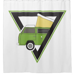 triangle classic green camper van