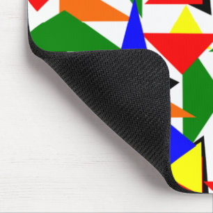 Triangle Collage Mouse Pad