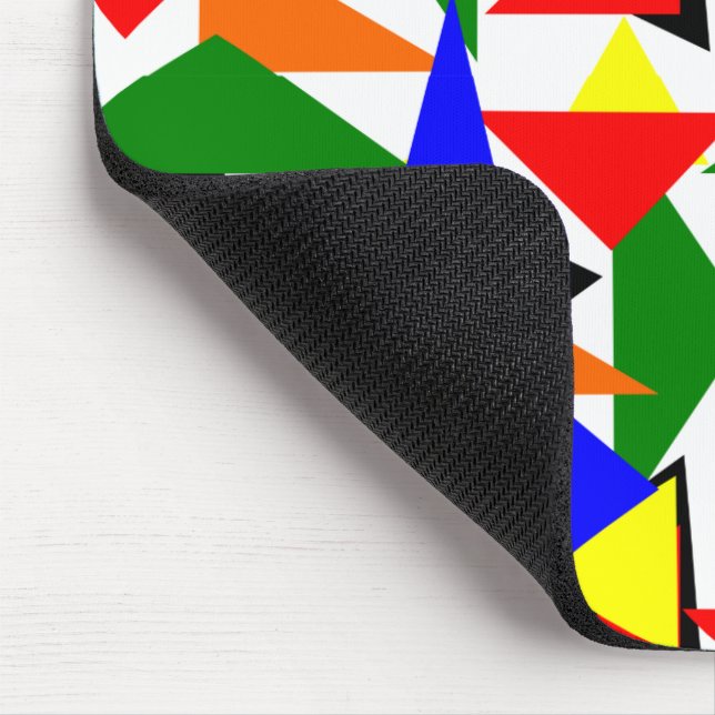 Triangle Collage  Mouse Pad (Corner)