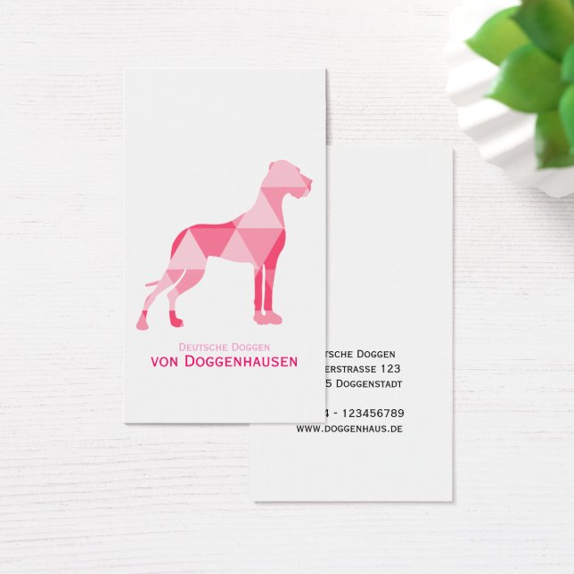 Triangle Dogge – Abstract Great Dane (Desk)