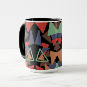 Triangle doodle 45 mug