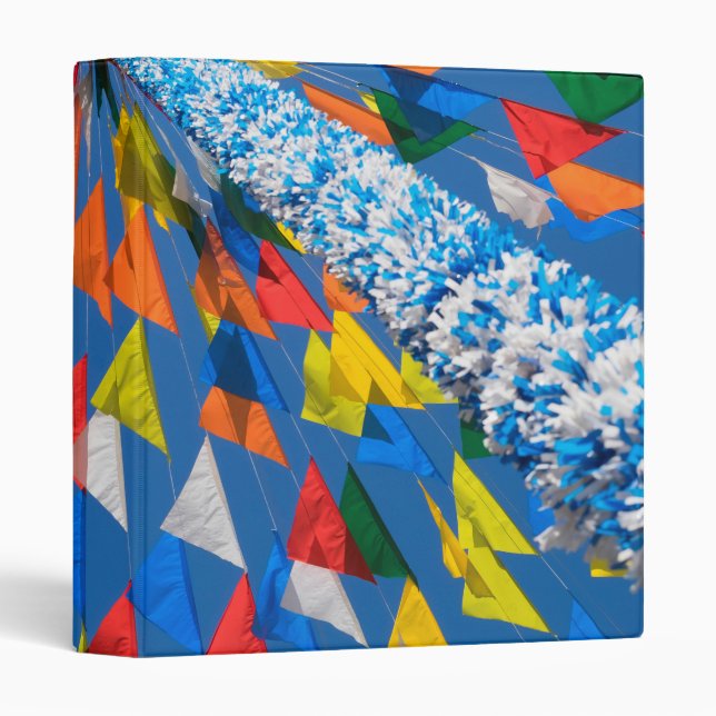 Triangle Flag Decoration Binder (Front/Spine)