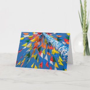 Triangle Flag Decoration Card