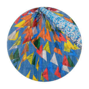 Triangle Flag Decoration Cutting Board