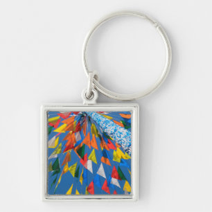 Triangle Flag Decoration Keychain