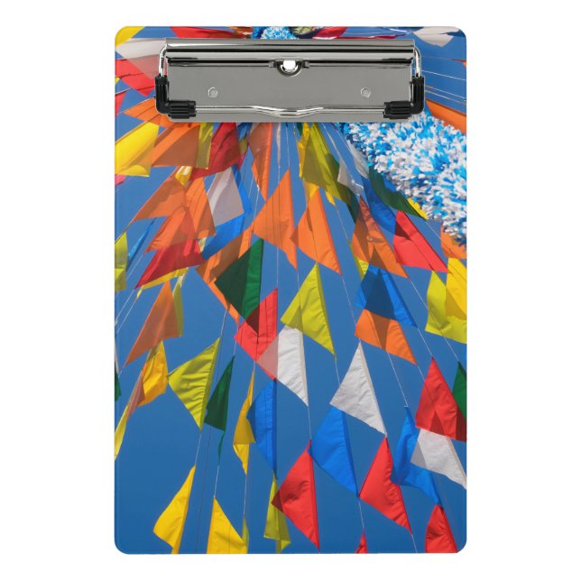 Triangle Flag Decoration Mini Clipboard (Front)
