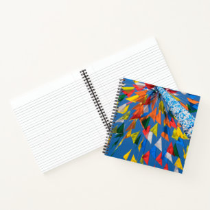 Triangle Flag Decoration Notebook