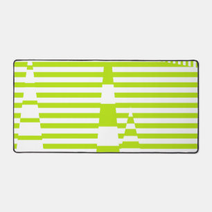 Triangle - Lime vert et blanc