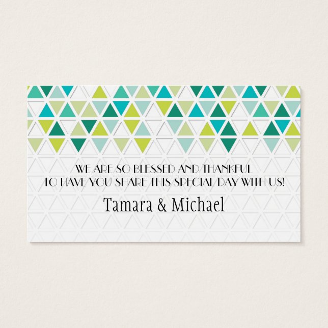 Triangle Motif triangulaire triangulaire (Dos)