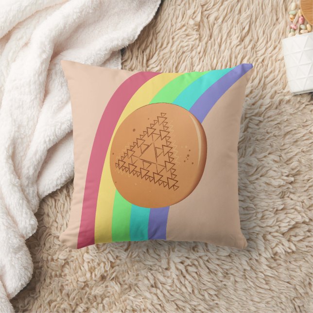 Triangle multiple coussin Dalgona - Vue latérale (Couverture)