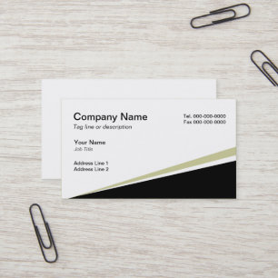 Triangle On White Business Card Templates