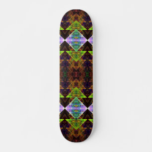 Triangle Prism Quilt Skateboard