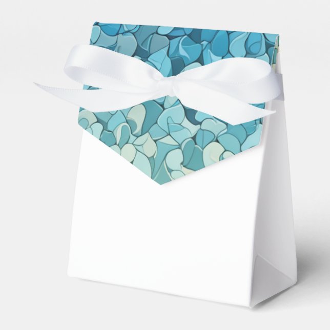 triangle ribbon gift box (Front Side)