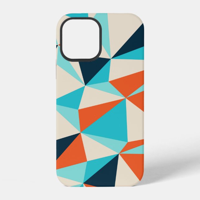 Triangle seamless pattern iPhone case (Back)