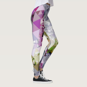 Triangle seamless pattern IV + your ideas Leggings