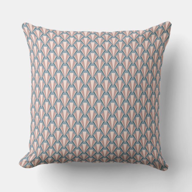 Triangle Shapes Throw Pillow (Front)