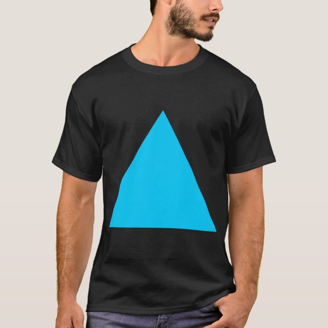 Triangle - Sky Blue T-Shirt (Front)