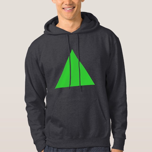 Triangle - Spring Green Hoodie (Front)