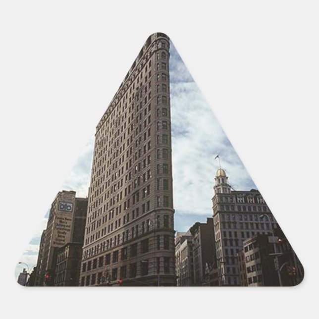 Triangle Sticker NYC Flatiron Bldg New York City (Front)