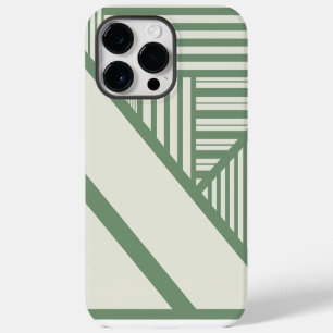 Triangle stripes in Green Case-Mate iPhone 14 Pro Max Case