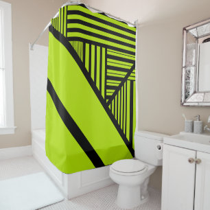 Triangle Stripes - Lime Green